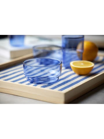 Lyngby Glas 2-delige set: kommen "Torino" blauw - Ø 12 cm