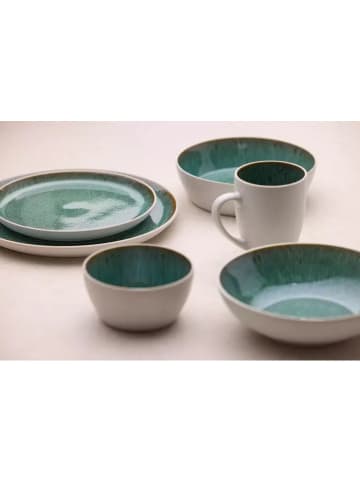 Bitz 4-delige set: kommen wit/groen - Ø 12 cm