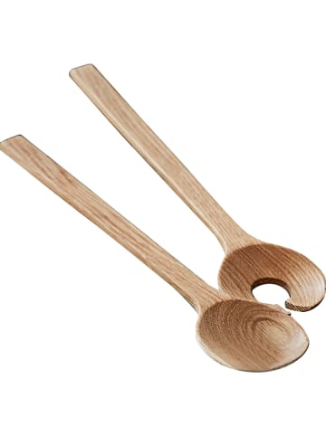 Bitz Salatbesteck in Eiche - (L)32 cm