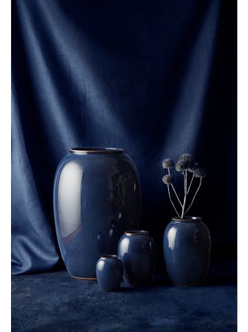 Bitz Vase in Dunkelblau - (H)20 cm