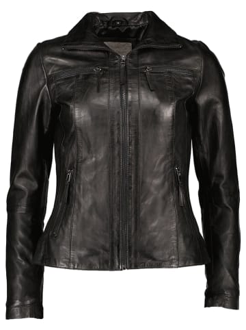 7eleven Leren jas zwart