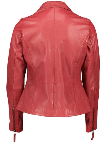 7eleven Lederjacke in Rot