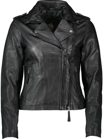 Apple of Eden Skórzana kurtka w kolorze czarnym