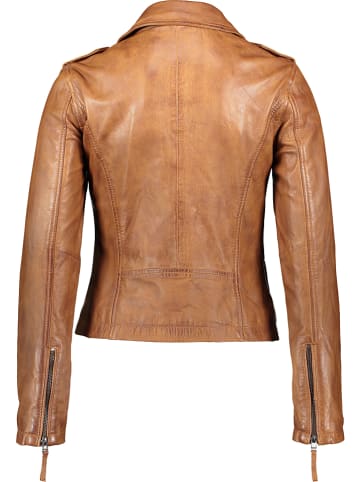 Apple of Eden Lederjacke in Cognac