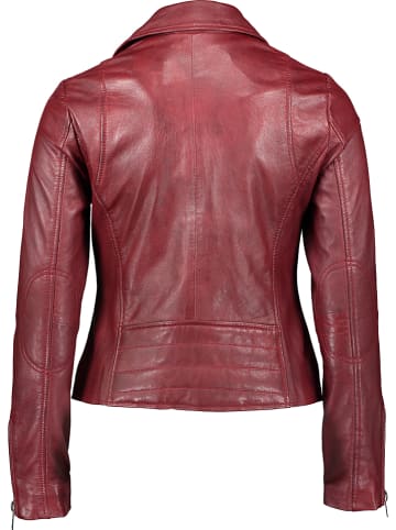 Apple of Eden Lederjacke in Rot
