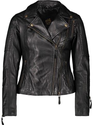 Apple of Eden Lederjacke in Schwarz