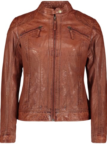 Apple of Eden Lederjacke in Hellbraun