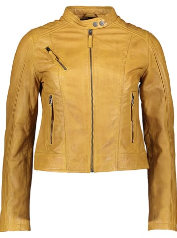 Apple of Eden Lederjacke "Aoe" in Gelb