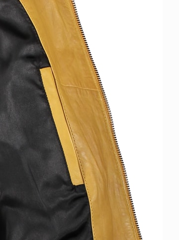 Apple of Eden Lederjacke "Aoe" in Gelb