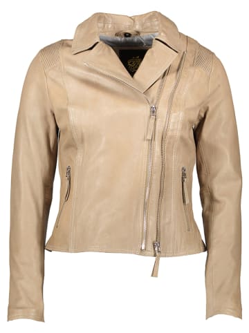 Apple of Eden Leren jas beige