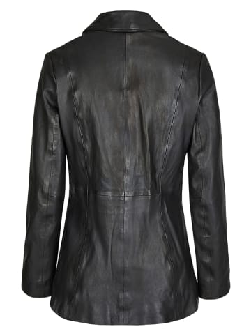 7eleven Leren jas zwart