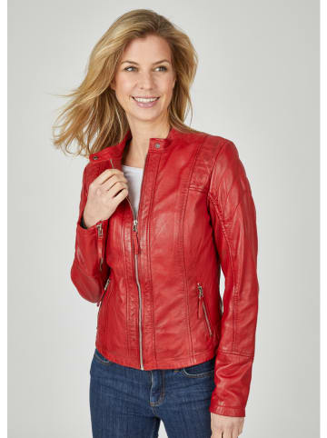 7eleven Leren jas rood