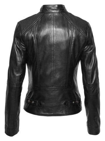 7eleven Leren jas zwart