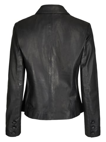 7eleven Leren jas zwart