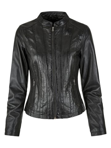 7eleven Lederjacke in Schwarz