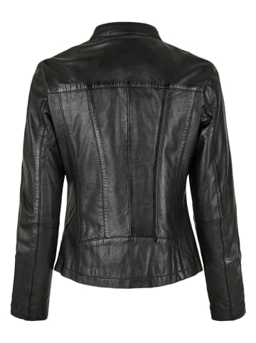 7eleven Leren jas zwart