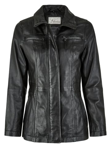 7eleven Lederjacke in Schwarz