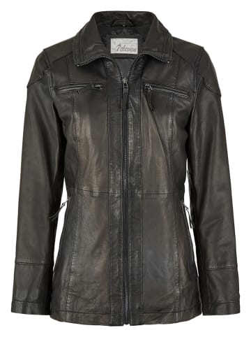 7eleven Lederjacke in Schwarz