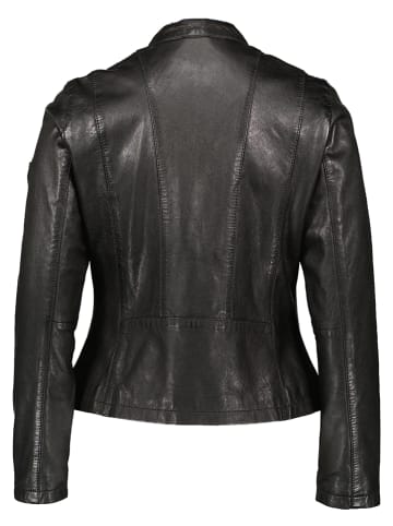 HIS Lederjacke in Schwarz