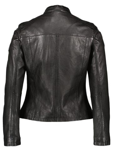 HIS Lederjacke in Schwarz