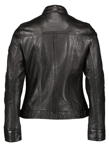 HIS Skórzana kurtka w kolorze czarnym