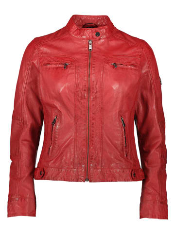 HIS Lederjacke in Rot