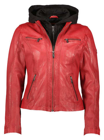 HIS Lederjacke in Rot