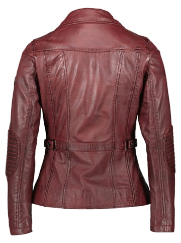 HIS Leren jas bordeaux