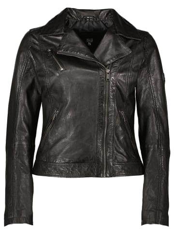 HIS Skórzana kurtka w kolorze czarnym