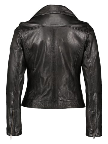 HIS Lederjacke in Schwarz