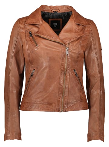HIS Lederjacke in Cognac