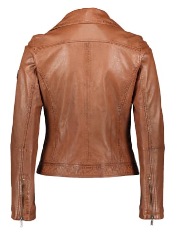 HIS Lederjacke in Cognac