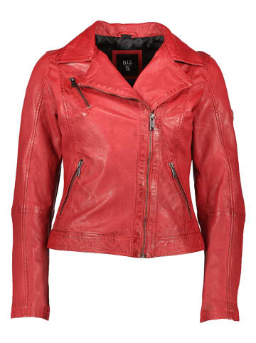 HIS Lederjacke in Rot