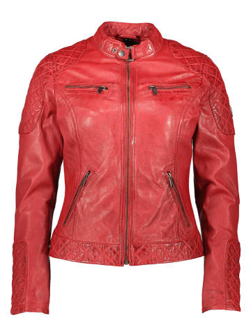 HIS Lederjacke in Rot