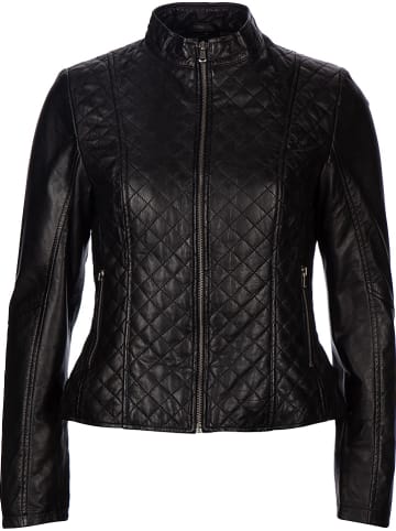 7eleven Leren jas "Luise" zwart