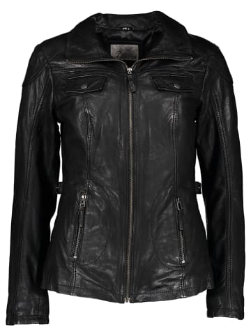 7eleven Leren jas "Muri" zwart