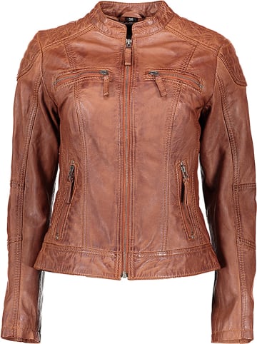 7eleven Leren jas "Narbon" bruin