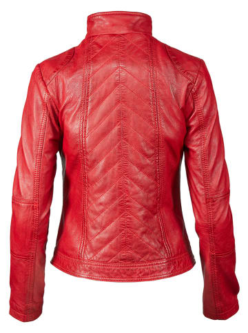 7eleven Leren jas rood