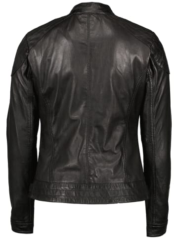 7eleven Skórzana kurtka "Sarra" w kolorze czarnym