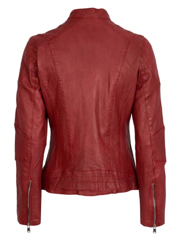 7eleven Leren jas rood