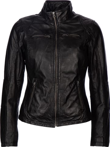 7eleven Lederjacke "Sevena" in Schwarz