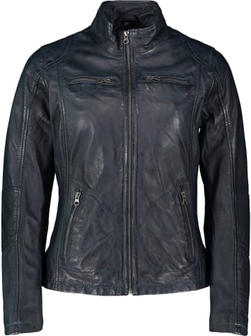 7eleven Leren jas "Sevana" donkerblauw