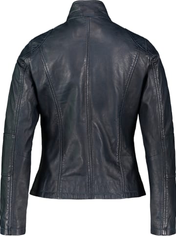 7eleven Leren jas "Sevana" donkerblauw