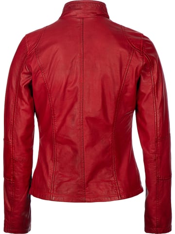 7eleven Lederjacke "Sevana" in Rot