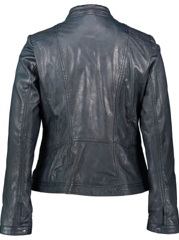 7eleven Leren jas "Susa" donkerblauw