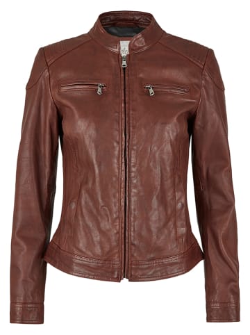 7eleven Leren jas bruin