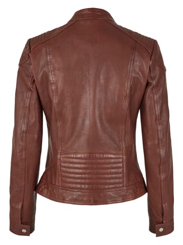 7eleven Lederjacke in Braun