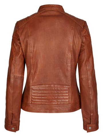 7eleven Lederjacke in Hellbraun