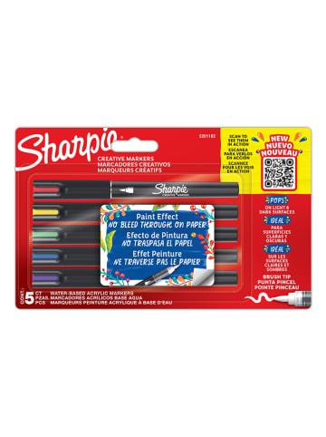 Sharpie Markery akrylowe (5 szt.) w różnych kolorach