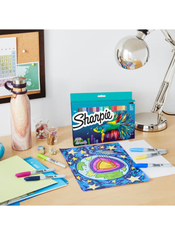 Sharpie Permanente markers ''Fine Fish'' meerkleurig - 18 stuks